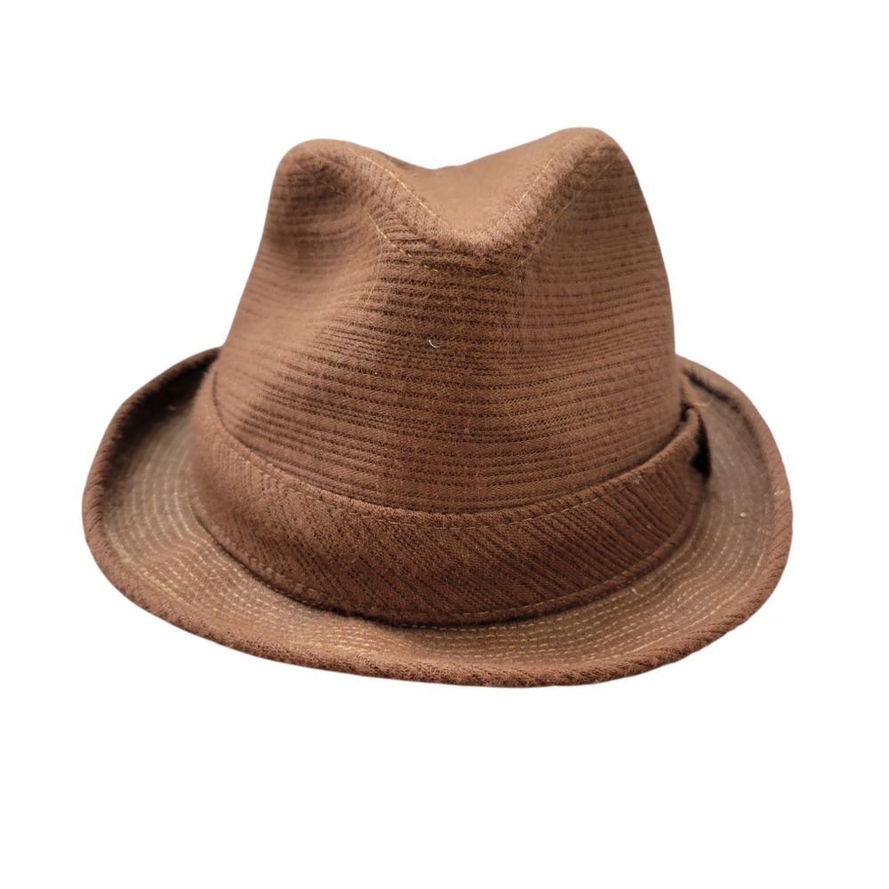 Vintage Stetson Fedora Wool Brown Tweed Size 7 1/2